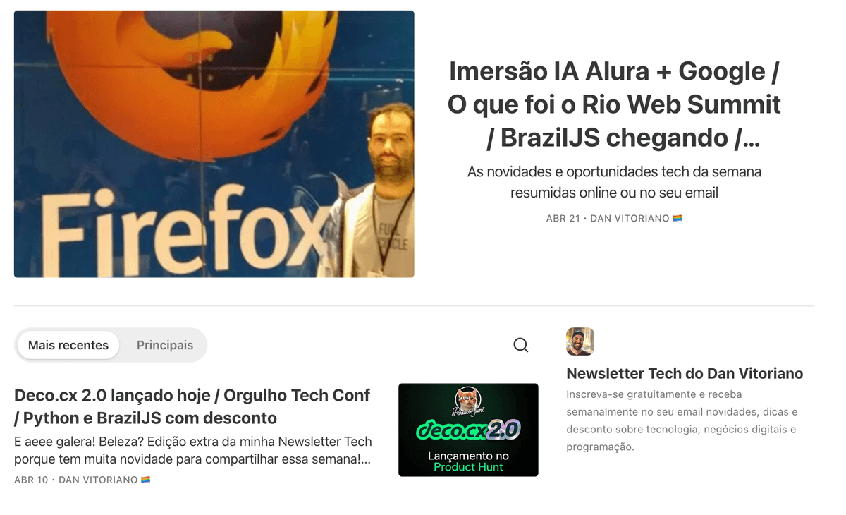 Fora da Bolha Tech News